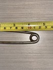 Vintage 4-1/2 " Large Military Laundry Horse Blanket Marked 8-1/2 Safety Pin — photo 5