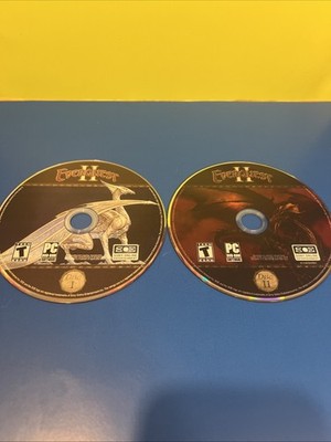 PC Video Game Everquest II Windows 98/ME/2000/XP  Disc 1 & Disc 2 PreOwned