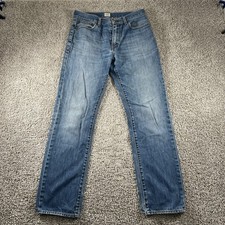 J Crew Jeans Mens 31x32 Fits 30x30 Vintage Slim Straight Denim Workwear Casual