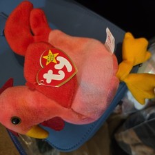 Ty Original Beanie Baby Strut The Rooster Has Both Tags 