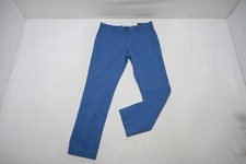 Polo Ralph Lauren Khaki Chino Pants Stretch Slim Fit Blue Mens Size 32 x 30
