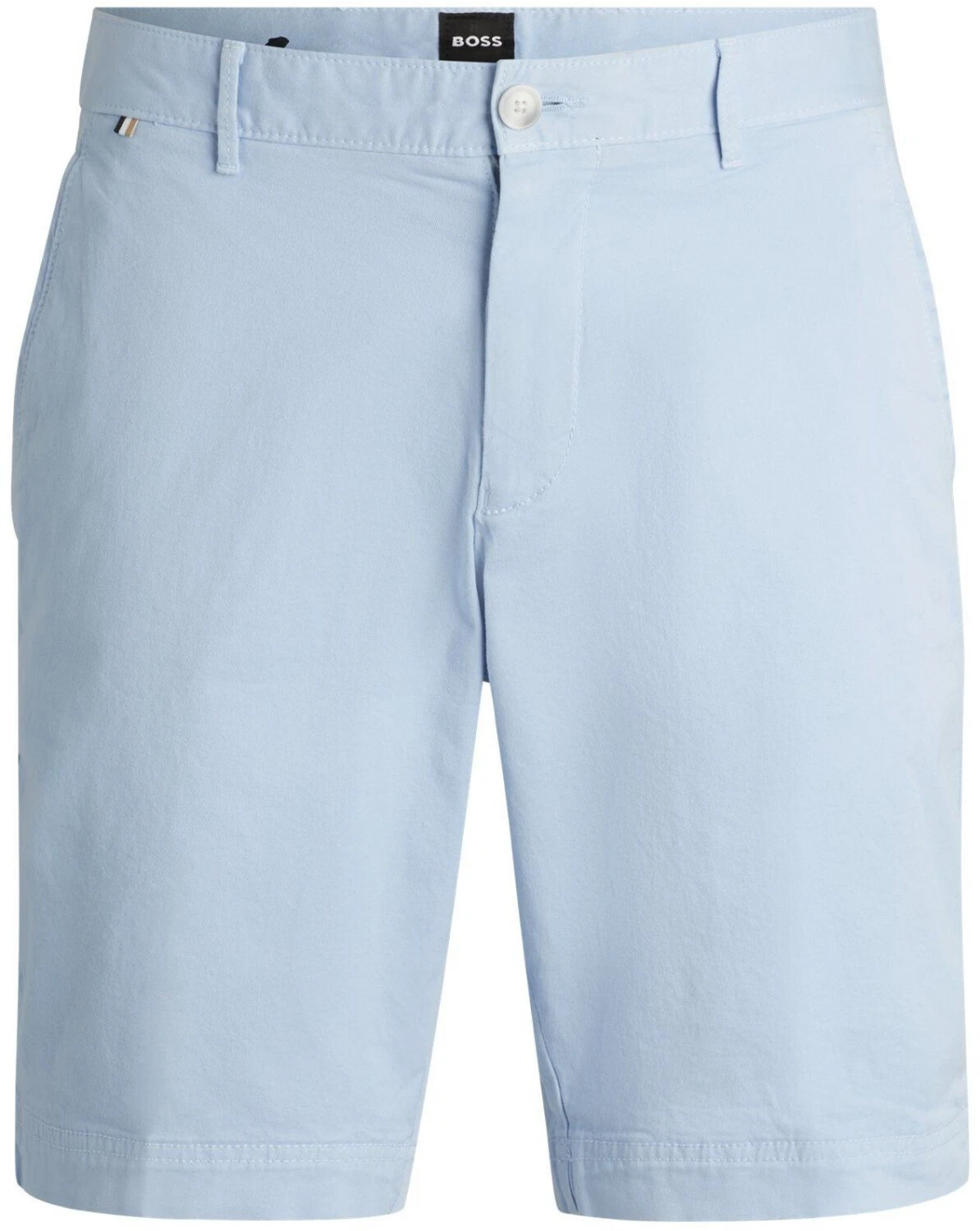 Hugo Boss Stretch Slice Shorts Mens 40 (EU 56) Slim Fit Light Blue NWT