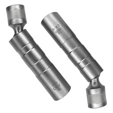 14mm 16mm Spark Plug Socket, Thin Wall Magnetic Swivel Spark Plug Socket Set,...