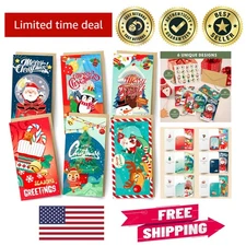 20-Pack Christmas Money Holders with Envelopes - Stylish Cash Gifting Solution