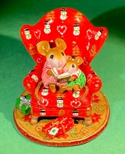 Wee Forest Folk M-512a SHARING CHRISTMAS STORIES. Limited Ed. Fast FreeShipping!