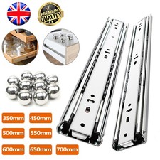 Heavy Duty Drawer Runners 350mm-700mm Ball Bearing Storage Cabinet Draw Slides