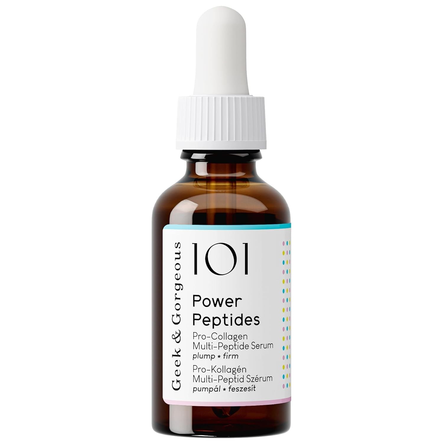 Geek & Gorgeous Power Peptides Serum – Anti-aging 30 ml (Pack of 1), Milky