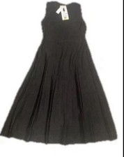 Edited (by Remi Bader) Woman’s Medium Black Pleated Dress NWT, $149 MSRP