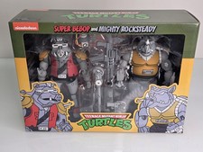 NECA Teenage Mutant Ninja Turtles TMNT Super Bebop and Mighty Rocksteady Figure