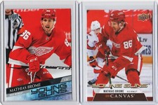 MATHIAS BROME RC LOT 2020-21 UPPER DECK UD CANVAS ROOKIE # C213 YOUNG GUNS # 468