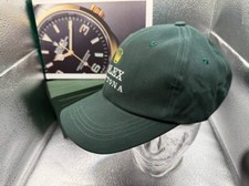 *** Rolex Daytona Green Hat 100 % Cotton Twill / Gold Crown ***
