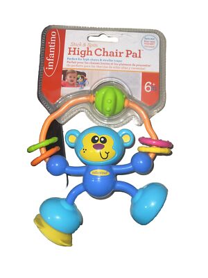 Infantino Stick Spin High Chair Monkey Toy for sale online