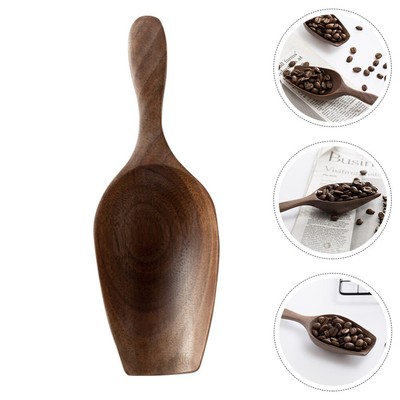 Praktischer Teelöffel Kaffeebohne Aus Glatter Holzlöffel Kaffeebohnenlöffel