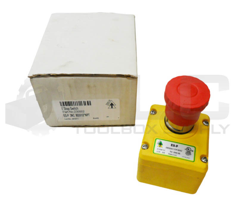 NEW IDEM ES-P-230002 EMERGENCY STOP SWITCH 230002 3NC 1/2