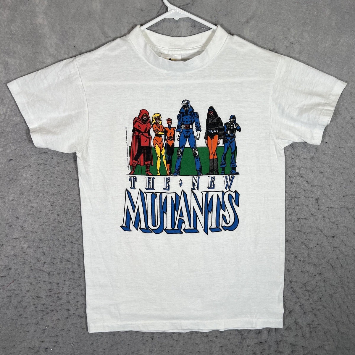 A1 Vintage 1987 Marvel Comics The New Mutants T Shirt Adult Medium