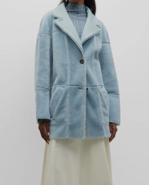 Anne vest deals shearling coat
