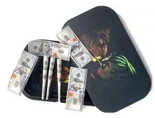 NEW  Premium Rolling Tray -7”x11”- $100 Bill Rolling paper