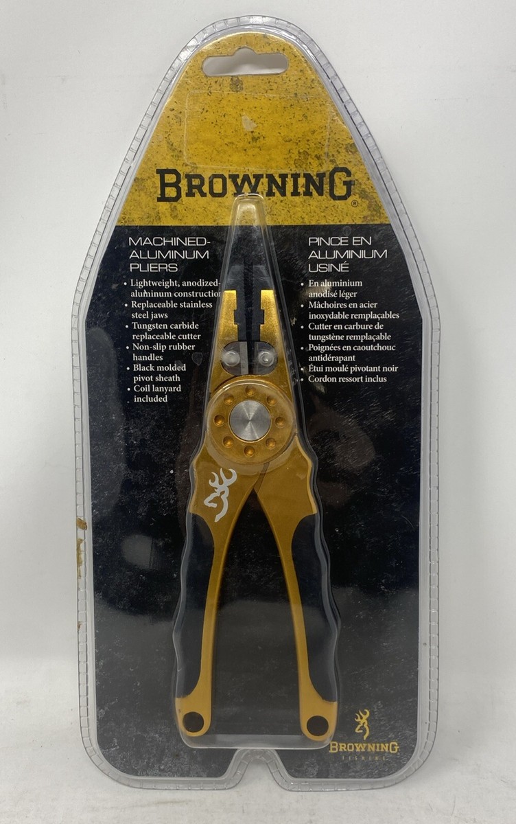 Browning Fishing 7'' Aluminum Pliers Brand New in seal