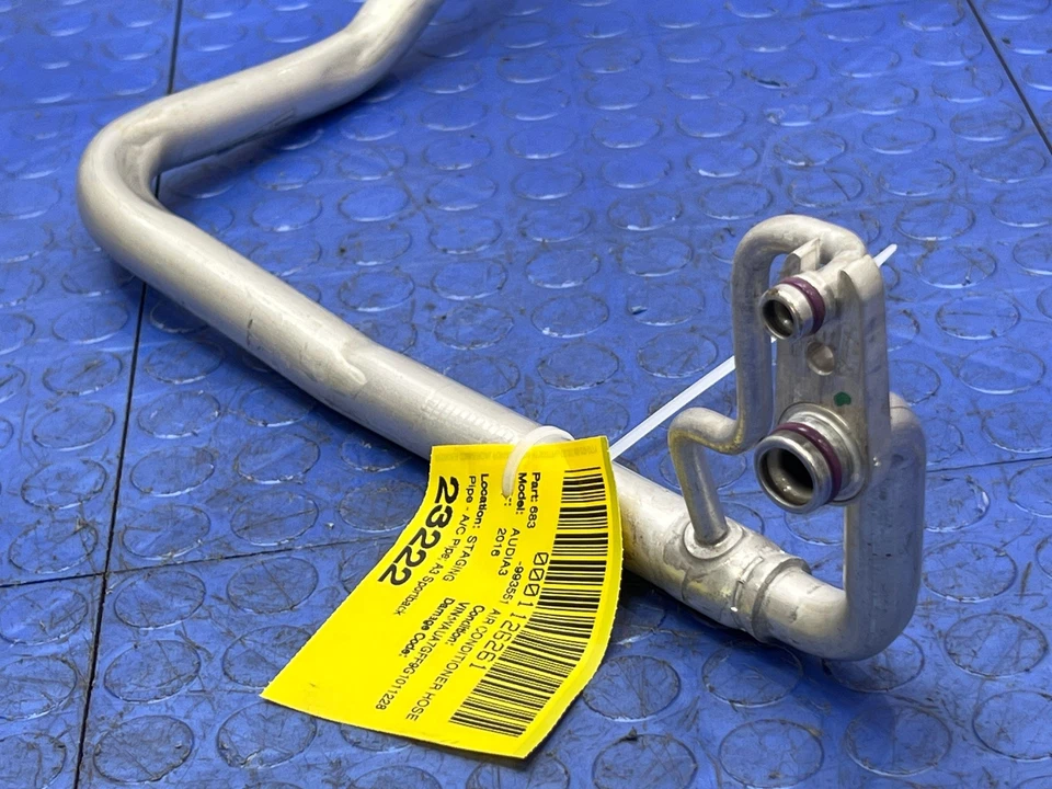 2016-2018 Audi A3 tubo de ar condicionado CA R134A peça original do fabricante 5Q1816738G - Imagem 3 de 4