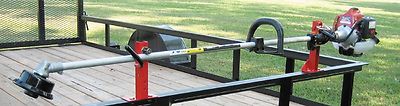 JUNGLE JIM'S 1 TRIMMER TRAILER RACK SYSTEM HOLDS 1 TRIMMER 1TR