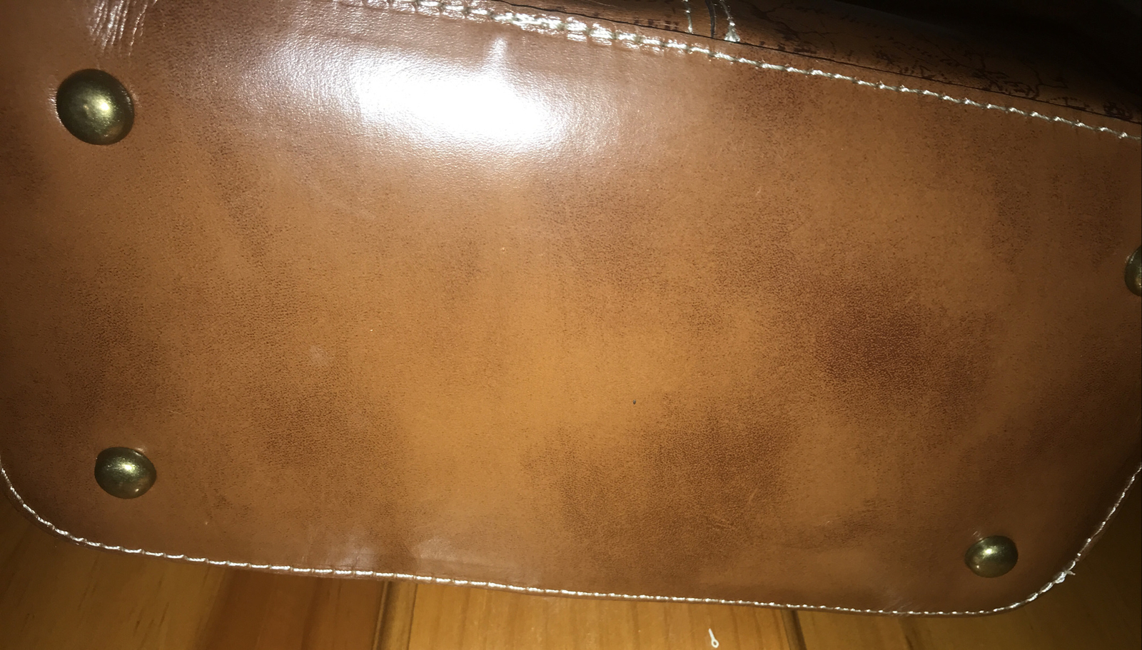 Patricia Nash Sinclair Leather Convertible Backpack NEW!! Signature Map NEW! eBay