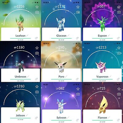 Pokémon Go - Shiny Eevee e evoluções