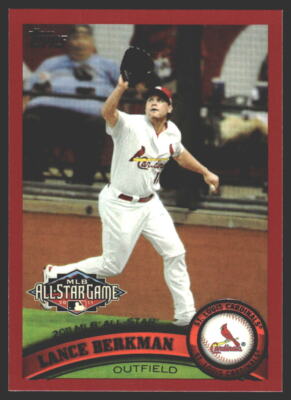 Lance Berkman #US52 2011 Topps Update Target Red Border St. Louis Cardinals