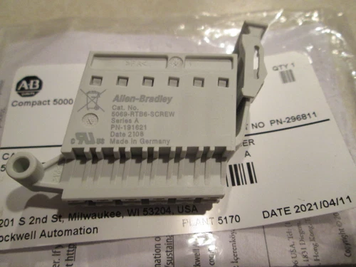 1PCS New Sealed Allen Bradley 5069-RTB6-SCREW 5069 Compact I/O 6 pin Screw - Picture 3 of 4