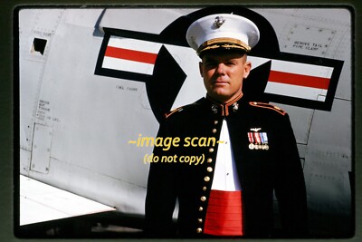 Marines Pilot Man at Yokosuka, Japan in 1962, Original Slide k22a