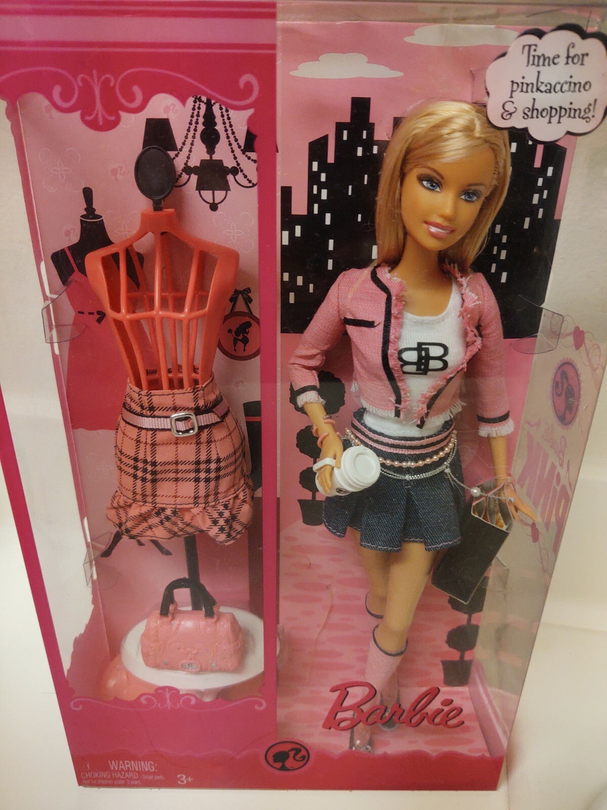 Barbie Doll Color Your World Pink Gift Set 2008 Mattel N5714 for sale ...