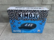 Kimoji Pool Float LIT Pool Inflatable Raft Chair Cushion Kim Kardashian NEW 🔥🔥