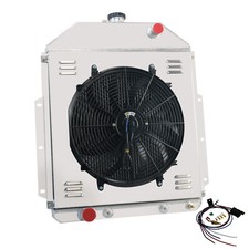 4row Radiator Fit 1942 1943 1944 1945-1952 Ford F1 F2 F3 F4 Pickup Truck Ford V8