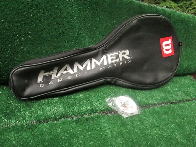 Tennis Wilson Hammer Carbon Matrix Tennis Racquet Cover Very Good Few Light Spot