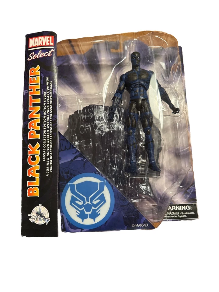 Figura de acción BLACK PANTHER Marvel Select edición especial coleccionista nueva en caja Foto 3 de 4