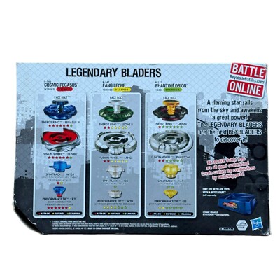 Beyblade Metal Fury Legendary Bladers Set (B-148, B-140, B-131