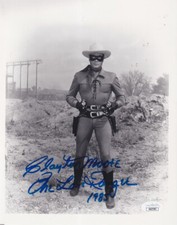 Clayton Moore (The Lone Ranger) signed 8x10 photo JSA