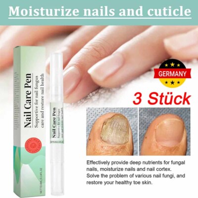 3er Premium HealthRoutine Nail Care Pen Nagelpflege, Nagelhaut-& Nagelpilzpflege