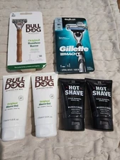Bundle Of 6 Men's Shaving Bundle Duke Cannon, Bulldog, and Gillette 