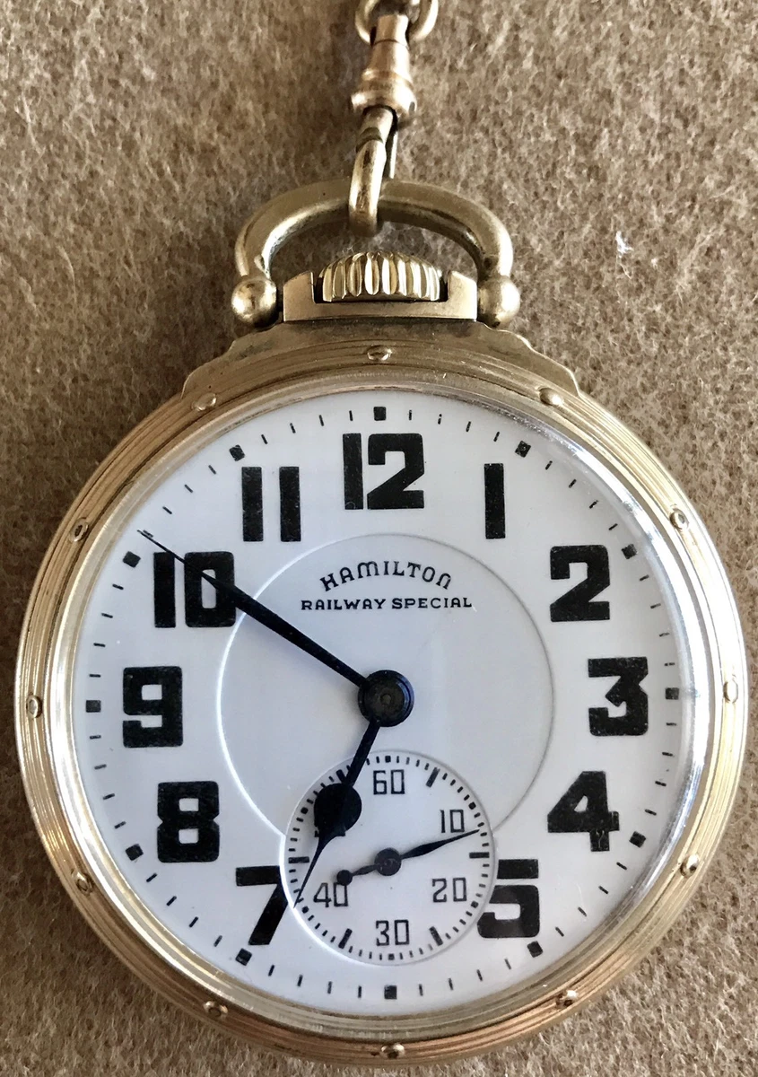 Hamilton railroad special pocket watch sale
