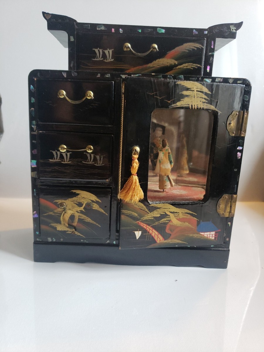 Vintage Japanese Music Jewelry Box / Home Decor