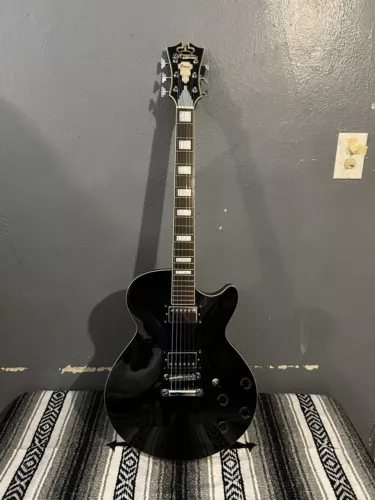 NEW D'Angelico Premier Electric Guitar Solid Black With Gig Bag