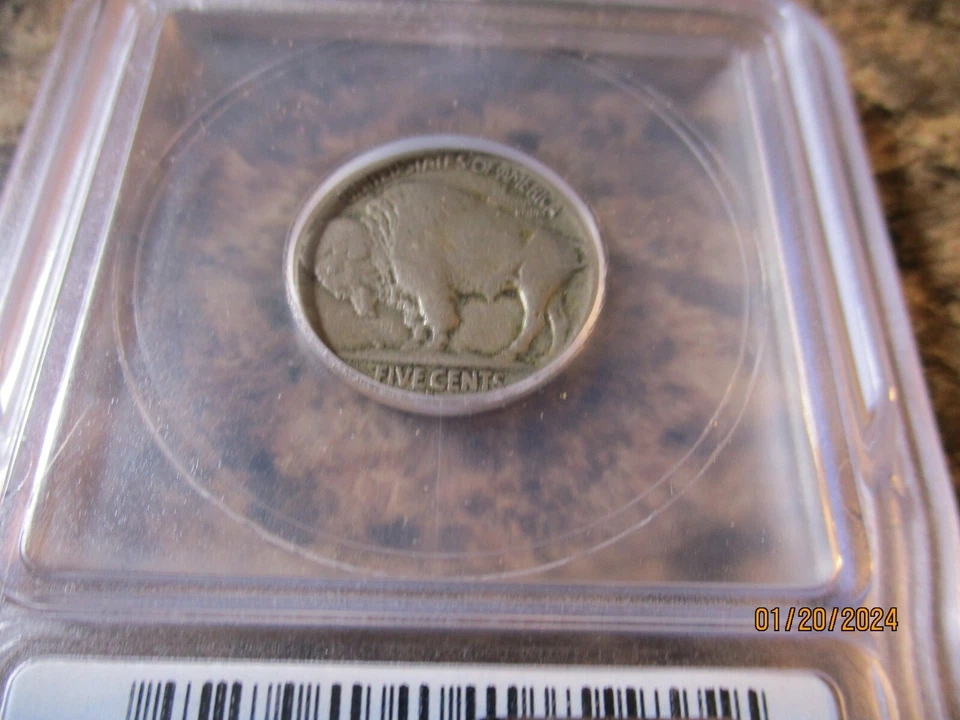 1921-S BUFFALO NICKEL ICG F12 RARE 2 FEATHER    2001 - Image 2 of 3