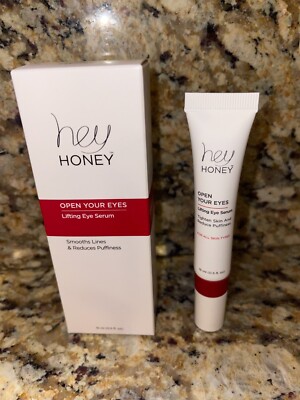 Hey Honey Open Your Eyes Lifting Eye Serum 0.5 FL oz Full Size New In Box