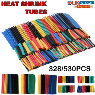 BESTDEAL 530Pc Heat Shrink Tubing Tube Sleeve Car Electrical Assorted Cable Wire Wrap Kit