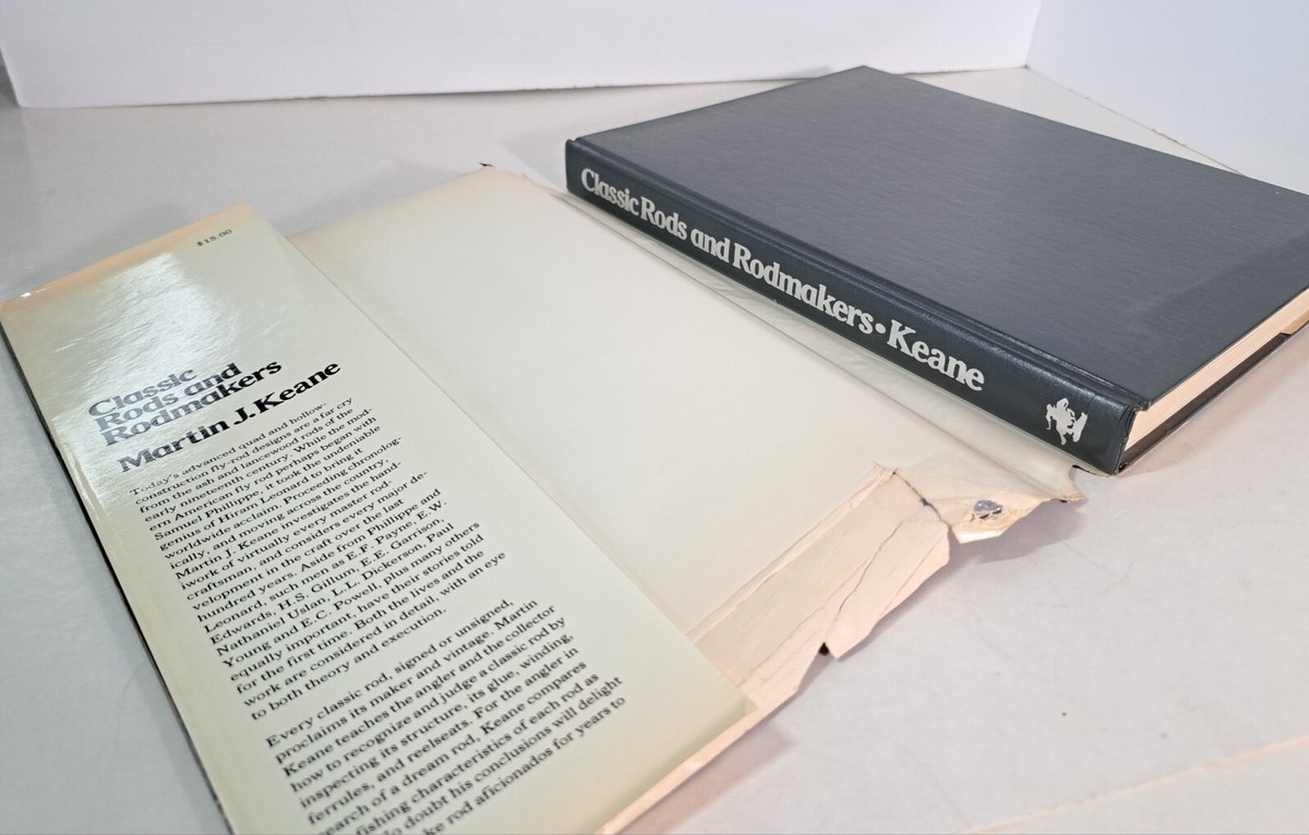 Classic Rods and Rodmakers Book & 1982 Catalog Martin Keane -Fly