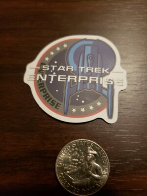 Star Trek Enterprise NX-01 Vinyl Decal Sticker Laptop Phone Federation ...