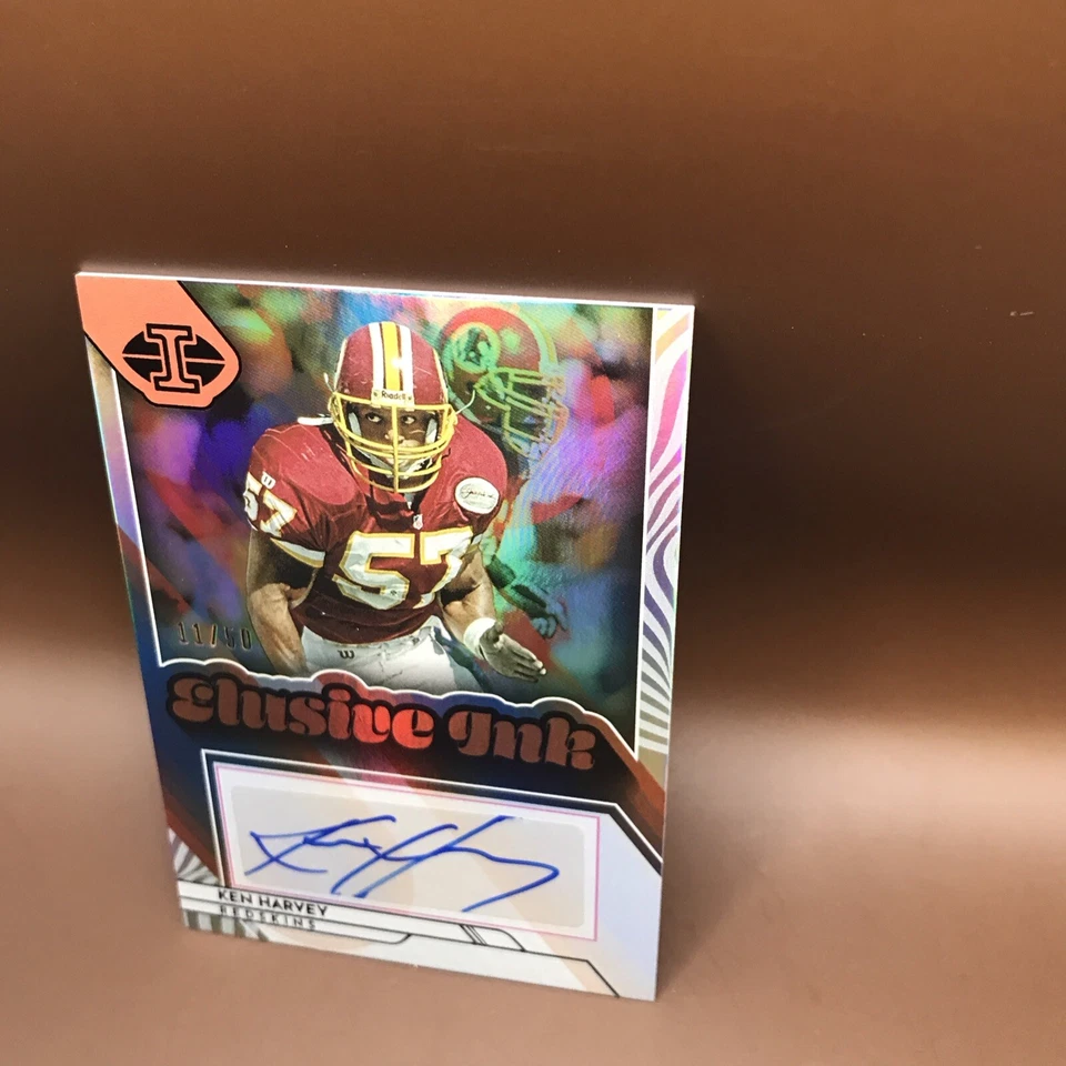 2022 Illusions Ken Harvey Black Elusive Ink Autograph Auto #11/50 - Image 2 of 3