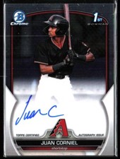 2023 Bowman Chrome Juan Corniel 1st #CPA-JCL Auto Diamondbacks