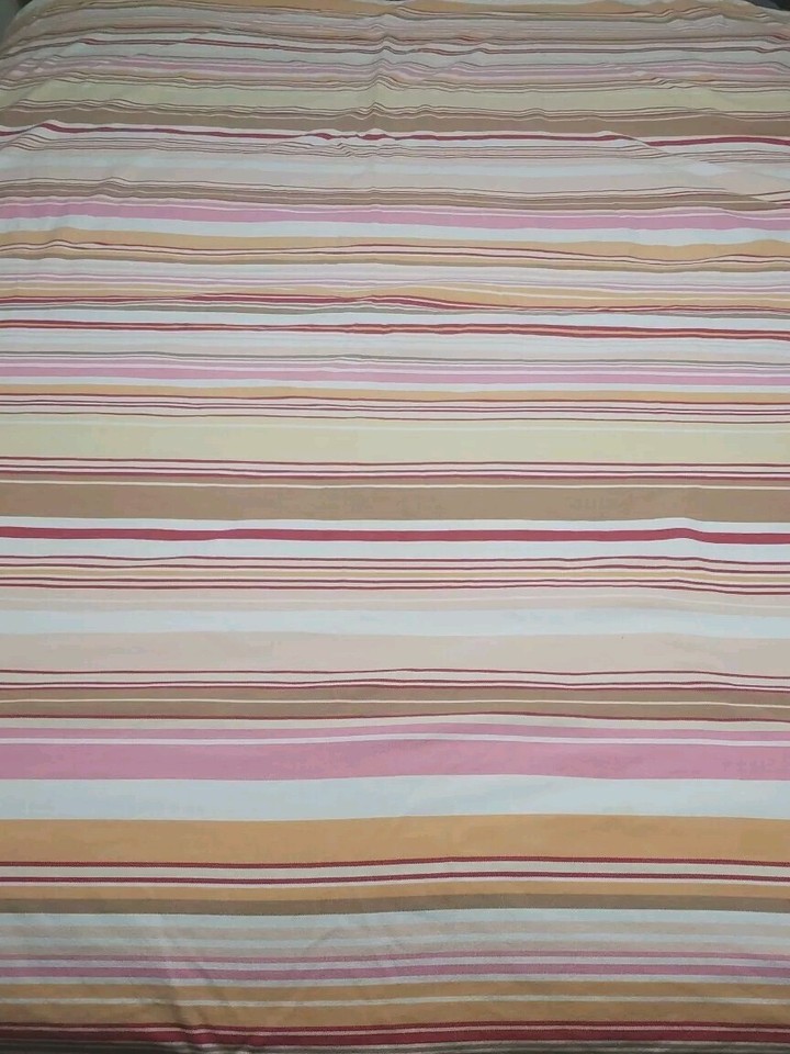 Pottery Barn Teen Duvet Cover Full Queen Reversible Striped Dots