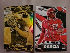 2021 Topps Fire Luis Garcia Rookie Ignition Gold Foil Parallel & Base Nationals